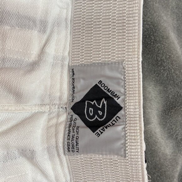 Vtg Boombah Ultimate Baseball Softball Pants White‎ Red Burgundy Stripes 38 Long - Picture 14 of 16